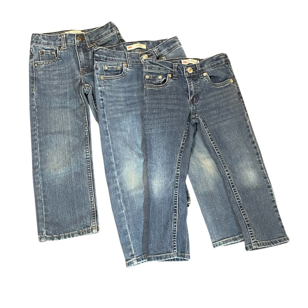 Boy's Levi Strauss & Co Blue Denim Jeans - Size 4